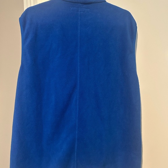 NWOT Blue Fleece Vest - Picture 3 of 3